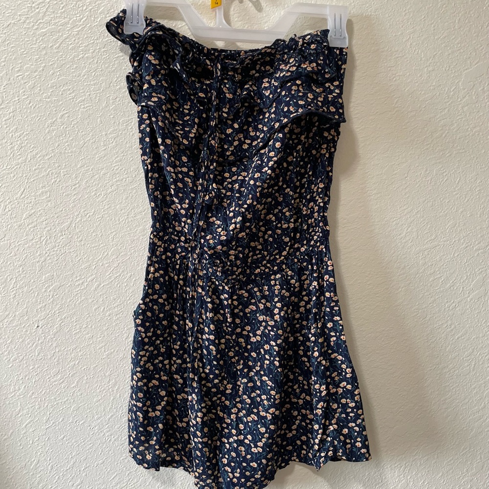 Floral tube jumpsuit